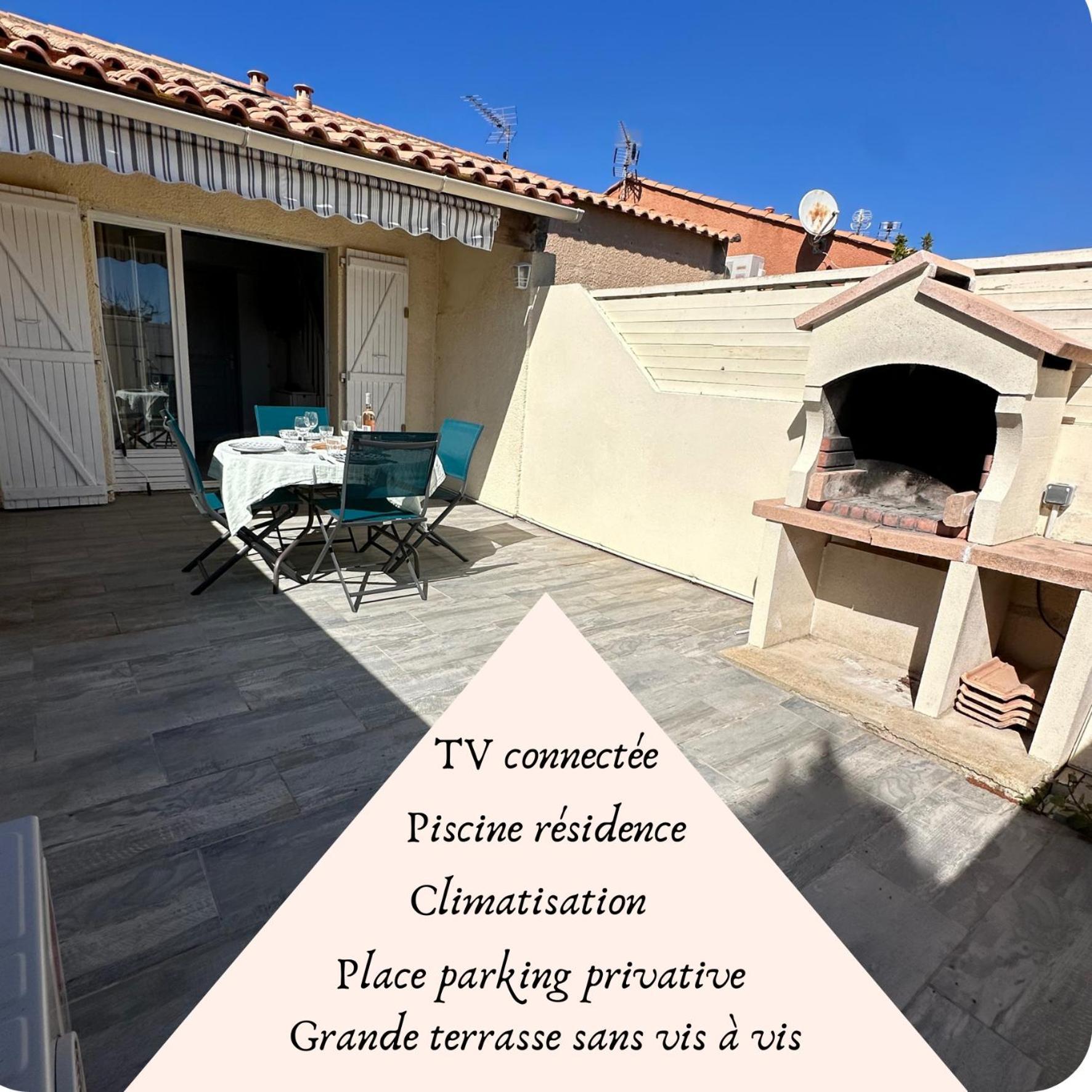La Discrete Toute Equipee Avec Piscine Gruissan Ngoại thất bức ảnh